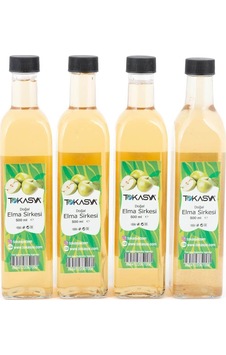 Tokasya Doğal Elma Sirkesi 500 Ml 4 Lü Şişe Tokasya Doğal Elma Sirkesi 500 Ml 4 Lü Şişe