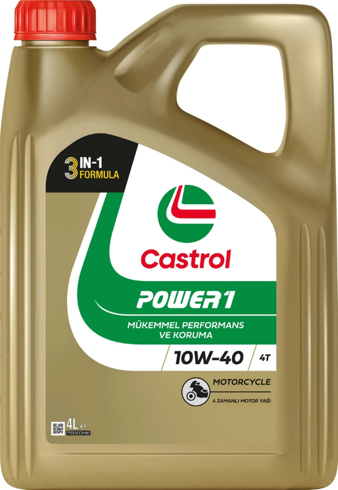 Castrol Power 1 4T 10W-40 Motor Yağı 4 L Castrol Power 1 4T 10W-40 Motor Yağı 4 L