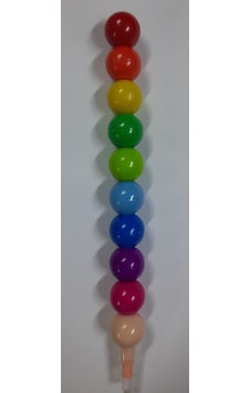 Yumurtlayan Mum Boya 10 Renk 1 Kalemde Çok Renkli