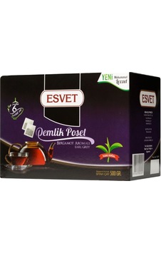 Esvet Bergamot Aromalı Demlik Poşet Çay 50 x 10 G Esvet Bergamot Aromalı Demlik Poşet Çay 50 x 10 G