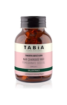 Tabia Nar Çekirdeği Yağı 500 MG 60 Kapsül Tabia Nar Çekirdeği Yağı 500 MG 60 Kapsül