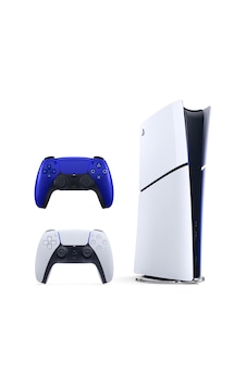 Sony Playstation 5 Slim Digital 825 GB + 2. Kobalt Mavi Dualsense (İthalatçı Garantili) Sony Playstation 5 Slim Digital 825 GB + 2. Kobalt Mavi Dualsense (İthalatçı Garantili)
