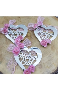 İçi Yazılı Pleksi Kalp Nikah Şekeri Magnet(30 Adet) İçi Yazılı Pleksi Kalp Nikah Şekeri Magnet(30 Adet)
