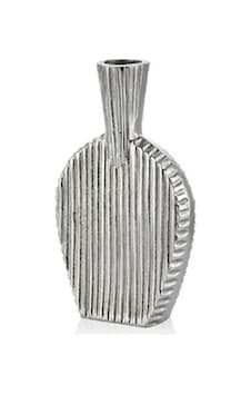 Stripped Metal Gümüş Küçük Vazo 6x17x30 Cm Stripped Metal Gümüş Küçük Vazo 6x17x30 Cm