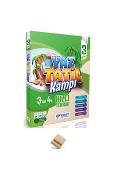 Yanıt Yayınları 3'ten 4'e Geçenler İçin Yaz Tatil Kitabı + Telefon Standı Yanıt Yayınları 3'ten 4'e Geçenler İçin Yaz Tatil Kitabı + Telefon Standı