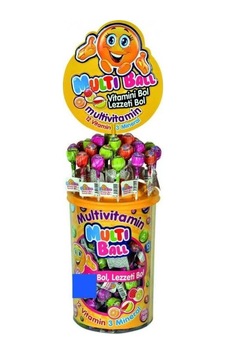 Multi Ball Lolipop Multivitamin 150'Li Multi Ball Lolipop Multivitamin 150'Li