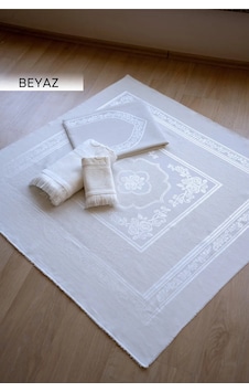 Bohça Takımı 4'lü Beyaz Bohça Takımı 4'lü Beyaz