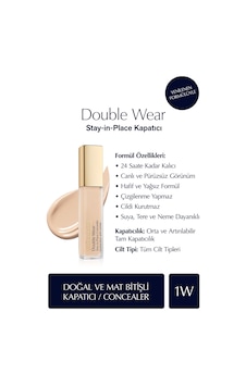 Kapatıcı - Double Wear Stay-in-place Concealer - Renk: 1w Light Warm 12ml Diğer Kapatıcı - Double Wear Stay-in-place Concealer - Renk: 1w Light Warm 12ml Diğer