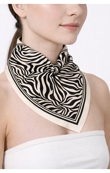 Tarzını Seç Beyaz Zebra Fular / Bandana / Aksesuar 48x48 Cm Tarzını Seç Beyaz Zebra Fular / Bandana / Aksesuar 48x48 Cm