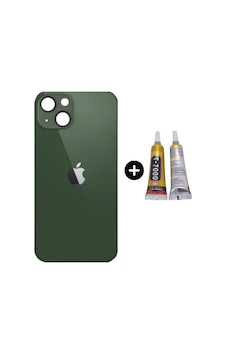 Apple Uyumlu iPhone 13 Mini Arka Pil Batarya Kapak Yeşil + B7000 Apple Uyumlu iPhone 13 Mini Arka Pil Batarya Kapak Yeşil + B7000