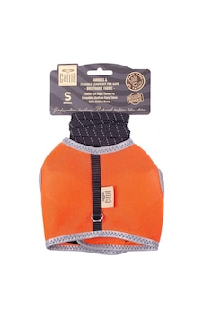 Cattie Havalı Dokuma Kedi Göğüs & Gezdirme Takımı Turuncu Small 1x20-30 Cm Cattie Havalı Dokuma Kedi Göğüs & Gezdirme Takımı Turuncu Small 1x20-30 Cm