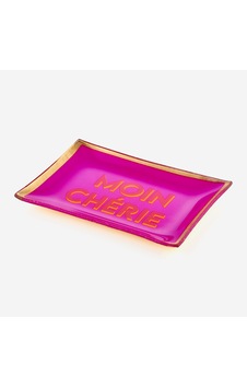 Mor Cam Moin Cherie Dekoratif Tabak 10x0,8x14,2 Cm Mor Cam Moin Cherie Dekoratif Tabak 10x0,8x14,2 Cm