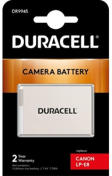 DURACELL LP-E8 Batarya DURACELL LP-E8 Batarya