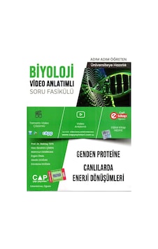 Biyoloji Genden Proteine Canlılarda Enerji Dönüşümleri Konu Anlatımlı Soru Bankası - Çap Yayınları Biyoloji Genden Proteine Canlılarda Enerji Dönüşümleri Konu Anlatımlı Soru Bankası - Çap Yayınları