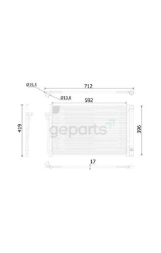 Klima Radyatoru E60-e61-e63-e64-e65-e66 2003-2010 Klima Radyatoru E60-e61-e63-e64-e65-e66 2003-2010