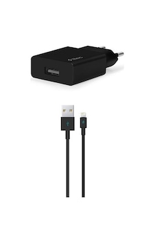 Ttec 2.1A 10.5w Usb Adaptör + Lightning Usb Kablo 2SCS20LS Siyah Ttec 2.1A 10.5w Usb Adaptör + Lightning Usb Kablo 2SCS20LS Siyah