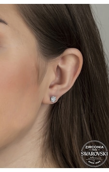 Union Swarovski Zirconia Kadın 1.68 Karat Tektaş Gümüş Küpe Union Swarovski Zirconia Kadın 1.68 Karat Tektaş Gümüş Küpe
