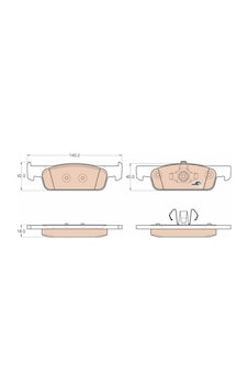 Fren - 268 - Balatası Ön Küçük Tip Renault Clıo Iv 1.2 16v/1.5 Dcı 12 -, Symbol Iıı 1.5 Dcı 13 -, - Dpmıx-hb - Symbol I Fren Balatası Fren - 268 - Balatası Ön Küçük Tip Renault Clıo Iv 1.2 16v/1.5 Dcı 12 -, Symbol Iıı 1.5 Dcı 13 -, - Dpmıx-hb - Symbol I Fren Balatası