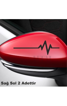 Ayna Kapağı Ritim Sticker Oto Sticker 2 Adet Ayna Kapağı Ritim Sticker Oto Sticker 2 Adet