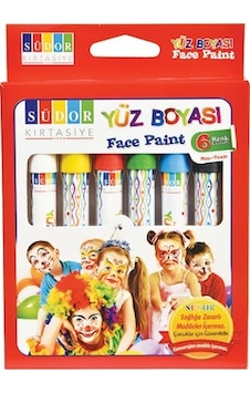 Südor Yüz Boyası 6 Renk Südor Yüz Boyası 6 Renk