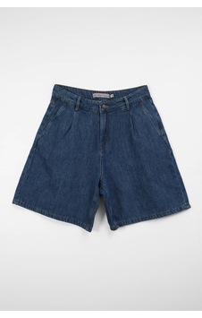 Blue White Erkek Rahat Kalıp Bermuda Jean Şort Mavi Blue White Erkek Rahat Kalıp Bermuda Jean Şort Mavi