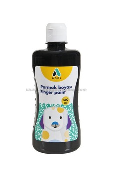 Adel Parmak Boyası 500 Ml - Siyah Finger Paint Adel Parmak Boyası 500 Ml - Siyah Finger Paint