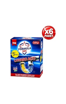 Lavabo Açıcı Toz 50grx3lü 6paket
