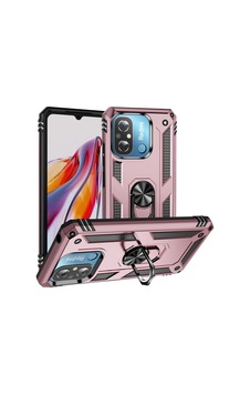 Xiaomi Redmi 12c Kılıf Sofya Yüzüklü Silikon Kapak - Rose Çok Renkli Xiaomi Redmi 12c Kılıf Sofya Yüzüklü Silikon Kapak - Rose Çok Renkli