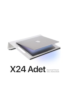 Beyaz Laptop Standı Notebook Soğutucu - Ofis Için Ideal M1 24 Adet Beyaz Laptop Standı Notebook Soğutucu - Ofis Için Ideal M1 24 Adet