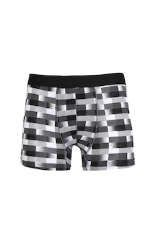 Akbeniz Erkek Penye Likralı Desenli Boxer 40120-Füme Akbeniz Erkek Penye Likralı Desenli Boxer 40120-Füme