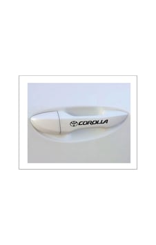 Toyota Corolla Için Uyumlu Aksesuar Kapı Kolu Sticker Set 8 Adet 13 1 Cm Toyota Corolla Için Uyumlu Aksesuar Kapı Kolu Sticker Set 8 Adet 13 1 Cm