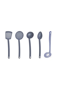 5li Yanmaz Yapışmaz Teflon Servis Set 220 Derece Dayanıklı Kepçe Kevgir Spatula Kaşık Çırpıcı Siyah 5li Yanmaz Yapışmaz Teflon Servis Set 220 Derece Dayanıklı Kepçe Kevgir Spatula Kaşık Çırpıcı Siyah