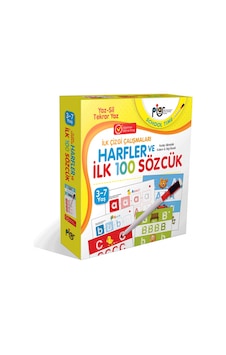 Harfler ve Ilk 100 Sözcük / Ilk Çizgi Çalışmaları / Yaz-Sil-Tekra