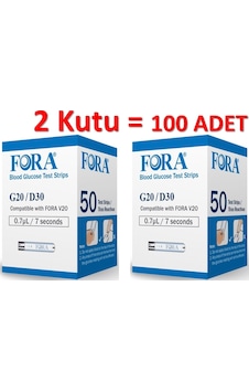 Fora G20 Test Stribi 100 Adet Fora G20 Test Stribi 100 Adet