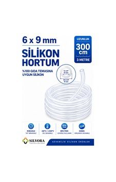 %100 Silikon Hortum 6x9 Mm-iç Çap 6 Mm-dış Çap 9 Mm-3 Metre-gıda Temasına Uygun, Şeffaf, Esnek - 908214636 %100 Silikon Hortum 6x9 Mm-iç Çap 6 Mm-dış Çap 9 Mm-3 Metre-gıda Temasına Uygun, Şeffaf, Esnek - 908214636