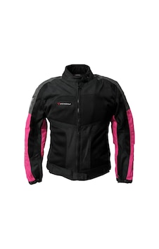 Venom Motosiklet Kadın Mont 4 Mevsim Dynamic Black-pink Motorcu Montu Pembe