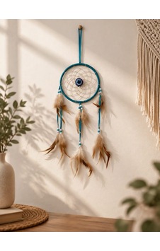 Motifli Düş Kapanı Mavi Rüya Kapanı Dream Catcher Bej Tüylü Nazar Boncuklu Bohem Duvar Süsü Bohem El Yapımı Düş Kapanı Motifli Düş Kapanı Mavi Rüya Kapanı Dream Catcher Bej Tüylü Nazar Boncuklu Bohem Duvar Süsü Bohem El Yapımı Düş Kapanı