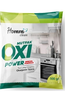 Homm Clean Oxi Power Mutfak Toz Leke Çıkarıcı 500 G Homm Clean Oxi Power Mutfak Toz Leke Çıkarıcı 500 G