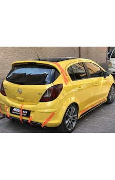 Opel Corsa D 4 Kapı Spoiler  Fiber