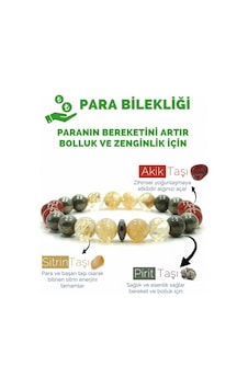 Para Bilekliği Sitrin Pirit Akik Doğal Taş Bileklik Çok Renkli Para Bilekliği Sitrin Pirit Akik Doğal Taş Bileklik Çok Renkli