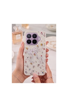 Xiaomi Mi 17t Pro Taşlı Desenli Fiyonk Silikon Kılıf Gri Xiaomi Mi 17t Pro Taşlı Desenli Fiyonk Silikon Kılıf Gri