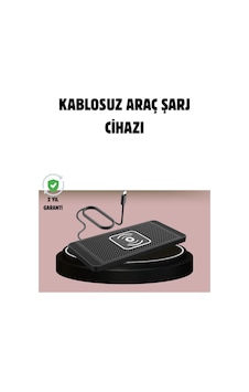 Manyetik Kablosuz Araç Şarj Cihazı Hızlı Şarj, Kaymaz Taban, Güvenli Kullanım - Lisinya Manyetik Kablosuz Araç Şarj Cihazı Hızlı Şarj, Kaymaz Taban, Güvenli Kullanım - Lisinya