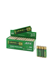 Atc R03 İnce Pil 60 Adet Aaa Atc R03 İnce Pil 60 Adet Aaa