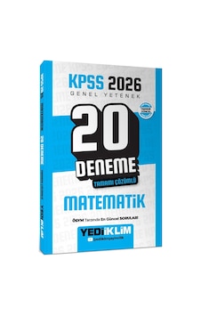 Kpss 2026 Genel Yetenek Matematik Tamamı Çözümlü 20 Deneme Kpss 2026 Genel Yetenek Matematik Tamamı Çözümlü 20 Deneme