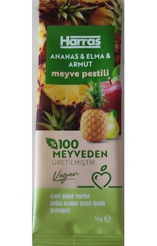 Vegan Ananaslı Meyve Pestili X10 Vegan Ananaslı Meyve Pestili X10