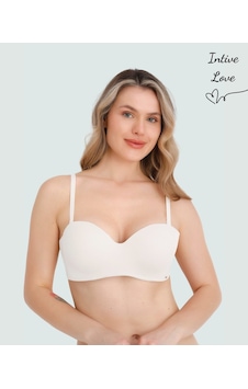 Nbb Toparlayıcı Balenli Desteksiz Straplez Sütyen Askılı & Askı Ekru Nbb Toparlayıcı Balenli Desteksiz Straplez Sütyen Askılı & Askı Ekru