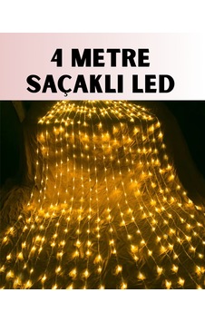 4 Metre Icicle Şelale Led Yılbaşı Perde Işık Sıcak Ambiyans 4 Metre Icicle Şelale Led Yılbaşı Perde Işık Sıcak Ambiyans