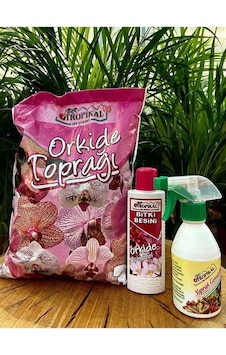 Orkide Toprağı 3 Lt+orkide Çiçek Açtıran Bitki Besini 225 Ml+yapr Orkide Toprağı 3 Lt+orkide Çiçek Açtıran Bitki Besini 225 Ml+yapr