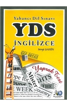 Yds İngilizce Yabancı Dil Sınavı Yaprak Test Sevgi Şahin