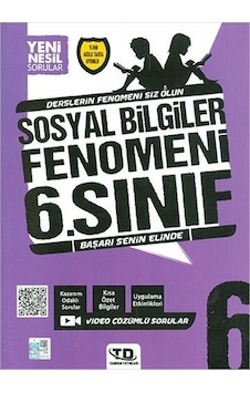 6.Sınıf Sosyal Bilgiler Fenomeni Soru Bankası Tandem Yayınları